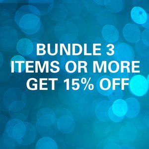 Bundle 3 Items or More and Get 15% off
